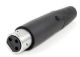 SWITCHCRAFT 3 PIN FEMALE XLR INLINE CONNECTOR BLACK AAA3FBZPKG