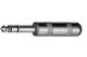 SWITCHCRAFT 1/4 inch TRS STEREO PLUG METAL SHIELDED HANDLE SOLDER LUG