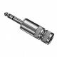 SWITCHCRAFT 1/4 inch TRS STEREO COMMERCIAL PLUG METAL SHIELDED 2 PIECE HANDLE SOLDER LUG