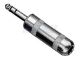 SWITCHCRAFT 1/4 inch TRS STEREO COMMERCIAL PLUG METAL SHIELDED HANDLE SOLDER TERMINALS