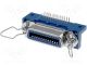 Printed Circuit Board Mount Centroinic 14 Pin Female Connector, Amphenol Type