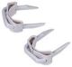 CABLE CLIP, NAIL, STAPLE, PACKAGE OF 40, WHITE, Eagle 264