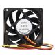 12VDC 2.75 inch x 2.75 inch, 70mm x 15mm Case Fan w/3-Pin Connector