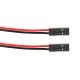 2 PIN Female to Female Dupont / Arduino Jumper Connector 24-26ga WIRE Pigtail, Prototype Breadboard , 10 Inches long