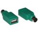 USB A FEMALE TO 6 PIN MINI DIN PS2 MALE