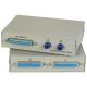DB25 2-WAY MANUAL SWITCH BOX DATA SWITCH BOX 2 PORT MANUAL SWITCH