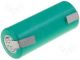 AF 1400mAh Ni-Cd Rechargeable Battery 48mm x 16mm with Soldering Tabs