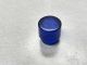 Sylvania, Dialight, Blue, Flat Top Transparent, Threaded Panel Lens, 135-1434