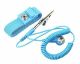 Blue ANTISTATIC ESD Wrist Ground Strap, 6Ft long Cord, Adjustable Wrist Band, Leko TA-001