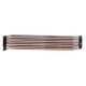 40Pack, 1 PIN Male to Female Dupont / Arduino Jumper Connector 24-26ga WIRE Pigtail, Prototype Breadboard , 40cm long, Ribbon Cable