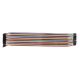40Pack, 1 PIN Male to Male Dupont / Arduino Jumper Connector 24-26ga WIRE Pigtail, Prototype Breadboard , 40cm long, Ribbon Cable