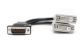 8 inch DMS-59 to 2x DVI female Splitter Cable Y ADAPTER