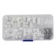 230pc JST Connector Kit 2.54mm .1 inch Centers, Male and Female Connector Sets