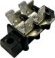Kulka Marathon, 20 AMP 300VAC .250 inch SLIDE TERMINALS, SINGLE ROW TERMINAL BLOCK, BARRIER STRIP 2 POSITION