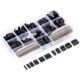 620pc DuPont Connector Kit 2.54mm .1 inch Centers, Male and Female Connector Sets