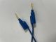 Pomona P48 48 INCH Tip Plug to Tip Plug Stacking PATCH CORD CABLE Blue, W31