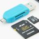 Micro USB, USB 2.0 OTG Adapter SD T-Flash, Flash Memory Card Reader, Smartphone