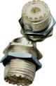 SO239 UHF Panel Mount Jack, Front Mounting, Silvered, Teflon Insert
