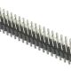 2.0mm .1 Inch Centers, 72 PIN Dual Male Breakaway HEADER, STRAIGHT LEADS