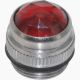 Dialight Jeweled / Faceted Red Threaded Panel Lens, Sylvania 30100