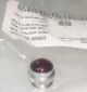 Dialight, Red, Diffused, White Brass / Chrome, Threaded Panel Lens, 81-0111-300