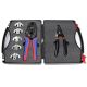 7pc Crimping and Stripper Tool Kit, MC4 Open Wing Terminals, Contacts Pins, Ferrules, MOLEX, AMP, Phoenix, CRIMP Crimper, Solderless