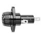 BUSSMANN PANEL MOUNT FUSE HOLDER FOR REJECTION NIPPLE FUSE TYPES ONLY ATDR, ATMR, ATQR, CCMR, FNQR, KLDR, KLKR, KTKT, LPCC 10mm x 38mm SIZE FUSE, Rated 30A / 600V