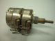 Dual Gang Potentiometer, with Switch, Linear, 1/4 inch contols front, 1/8 inch Shaft controls rear and switch 19628 137.6637