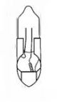 NE84 LAMP NEON 120V .002A TS5 SLIDE BASE T2 GLOBE