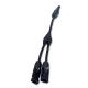 MC4 Solar Panel Cable Y Splitter, Female to 2 Males, 1Ft, 30A