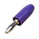 E.F. JOHNSON PURPLE VIOLET BANANA PLUG CABLE END