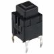 MINIATURE CIRCUIT BOARD PUSH BUTTON SWITCH , (ON) - OFF, Momentary(), SPST, SOLDER TERMINALS, ESE-20C343, P12346S