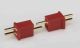 2 PIN Male and Female Set. Small Deans Mini Micro T Type plug connector. Great for battery packs