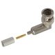 AMP / BNC RIGHT ANGLE 90 DEGREE MALE, CRIMP TYPE, FITS CABLES RG174, RG188, RG316