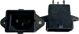 PEC 693 IEC MALE AC RECEPTACLE SOCKET SCREW MOUNTING EARS PANEL MOUNT CONNECTOR, 6A 250V, UL, W28