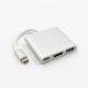 3 in 1 USB 3.1 Type-C to 4k HD HDMI, USBC, USB-C 3.0 HUB Cable Charge Port Adapter