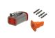 DEUTSCH WEATHER PACK KIT, CATERPILLAR 4 PIN HOUSING, FEMALE CONTACTS, DT06-4S, 155-2262, 9X3402