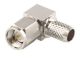 SMA Right Angle Crimp Male for RG8X, LMR240, 50 Ohm, 240PSR-C-CR