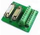 DB15 Two Row Male / Female to Terminal Board Breakout Board Box Connector Reconfiguration