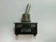 Toggle Switch 125V, On-(Off), Momentary(), SPST Solder Terminals, Bat Handle ST12B