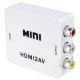 HDMI TO RCA COMPOSITE VIDEO RIGHT LEFT AUDIO CONVERTER AV, Pal or NTSC