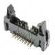 50 PIN LATCHING HEADER 90 DEGREE ANGLES LEADS
