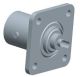 AMPHENOL / C FEMALE PANEL MOUNT, FLANGE TYPE, RECEPTACLE, SOLDER TYPE