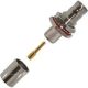 KINGS / HIGH VOLTAGE SHV BULKHEAD FEMALE, CRIMP TYPE, FITS CABLE RG59, RG62