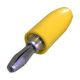 E.F. JOHNSON YELLOW BANANA PLUG CABLE END
