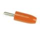E.F. JOHNSON TIP PIN PLUG ORANGE