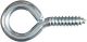 1/4 x 2 Inch Long Lag Screw Eye, 5/8 ID x 1 Inch OD Eye.