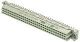 EURO DIN HDI HIGH DENSITY 64 PIN FEMALE HEADER CONNECTOR STRAIGHT LEADS, CENTER ROW NOT USED