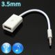 3.5mm Audio Video A/V Connector to USB Adapter Cable For Apple iPad 5 6 iPhone 5 5s 6 6s iPod Touch 5 Nano 7, 0066609
