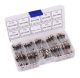 6.3mm X 30mm AGC 312, .25 X 1.25 INCHES, FUSE ASSORTMENT SET KIT 72 PCS .5-30 AMP